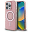 Guess MagSafe dėklas iPhone 16 Pro – rožinis