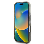 Guess MagSafe dėklas iPhone 16 Plus – rudas