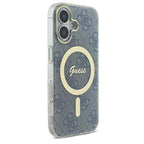 Guess IML 4G MagSafe dėklas iPhone 16 – mėlynas