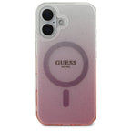 Guess MagSafe dėklas iPhone 16 – rožinis