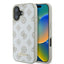 Guess Peony Script Logo MagSafe dėklas iPhone 16 – baltas -- iPhone 16