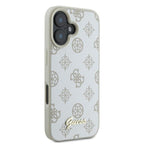 Guess Peony Script Logo MagSafe dėklas iPhone 16 – baltas -- iPhone 16
