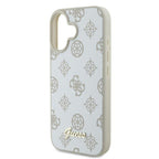 Guess Peony Script Logo MagSafe dėklas iPhone 16 – baltas -- iPhone 16