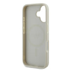 Guess Peony Script Logo MagSafe dėklas iPhone 16 – baltas -- iPhone 16