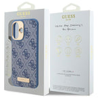 Guess MagSafe dėklas iPhone 16 – mėlynas