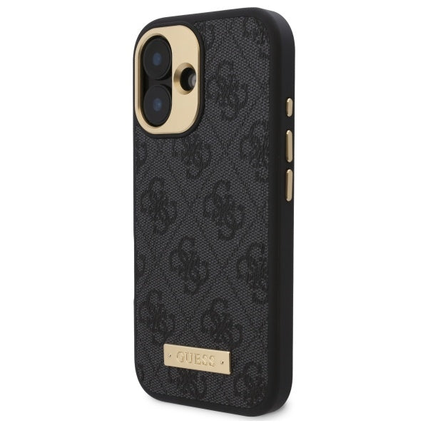 Guess 4G MagSafe dėklas iPhone 16 – juodas