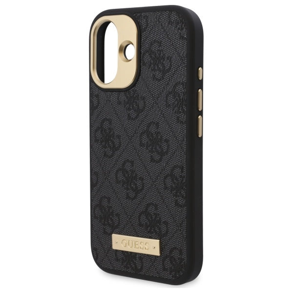Guess 4G MagSafe dėklas iPhone 16 – juodas