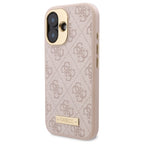 Guess 4G MagSafe dėklas iPhone 16 – rožinis