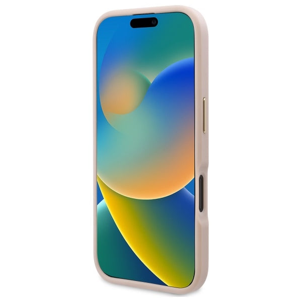 Guess 4G MagSafe dėklas iPhone 16 – rožinis
