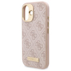 Guess 4G MagSafe dėklas iPhone 16 – rožinis