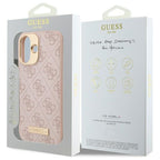 Guess 4G MagSafe dėklas iPhone 16 – rožinis