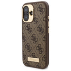 Guess MagSafe dėklas iPhone 16 6.1 – rudas -- iPhone 16