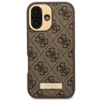 Guess MagSafe dėklas iPhone 16 6.1 – rudas -- iPhone 16