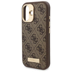 Guess MagSafe dėklas iPhone 16 6.1 – rudas -- iPhone 16