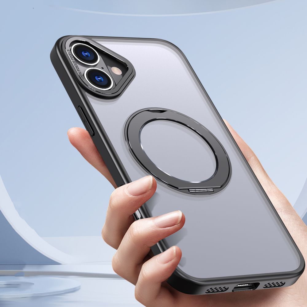 Tech-Protect MagRing MagSafe dėklas iPhone 16 – skaidrus -- iPhone 16