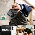 Tech-Protect MagRing MagSafe dėklas iPhone 16 – skaidrus -- iPhone 16