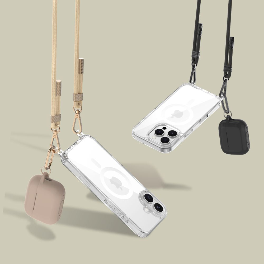 Tech-Protect FlexAir Chain MagSafe dėklas iPhone 16 Pro Max – skaidrus -- iPhone 16 Pro Max
