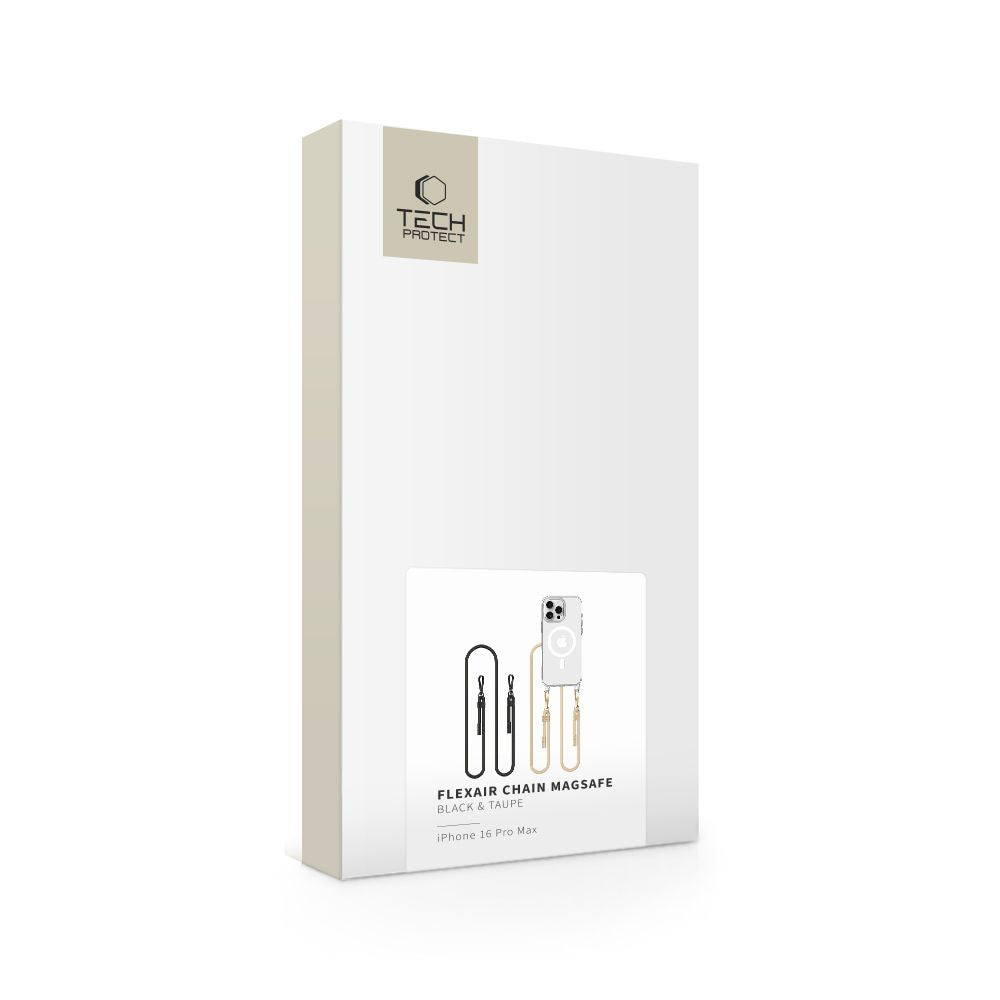Tech-Protect FlexAir Chain MagSafe dėklas iPhone 16 Pro Max – skaidrus -- iPhone 16 Pro Max