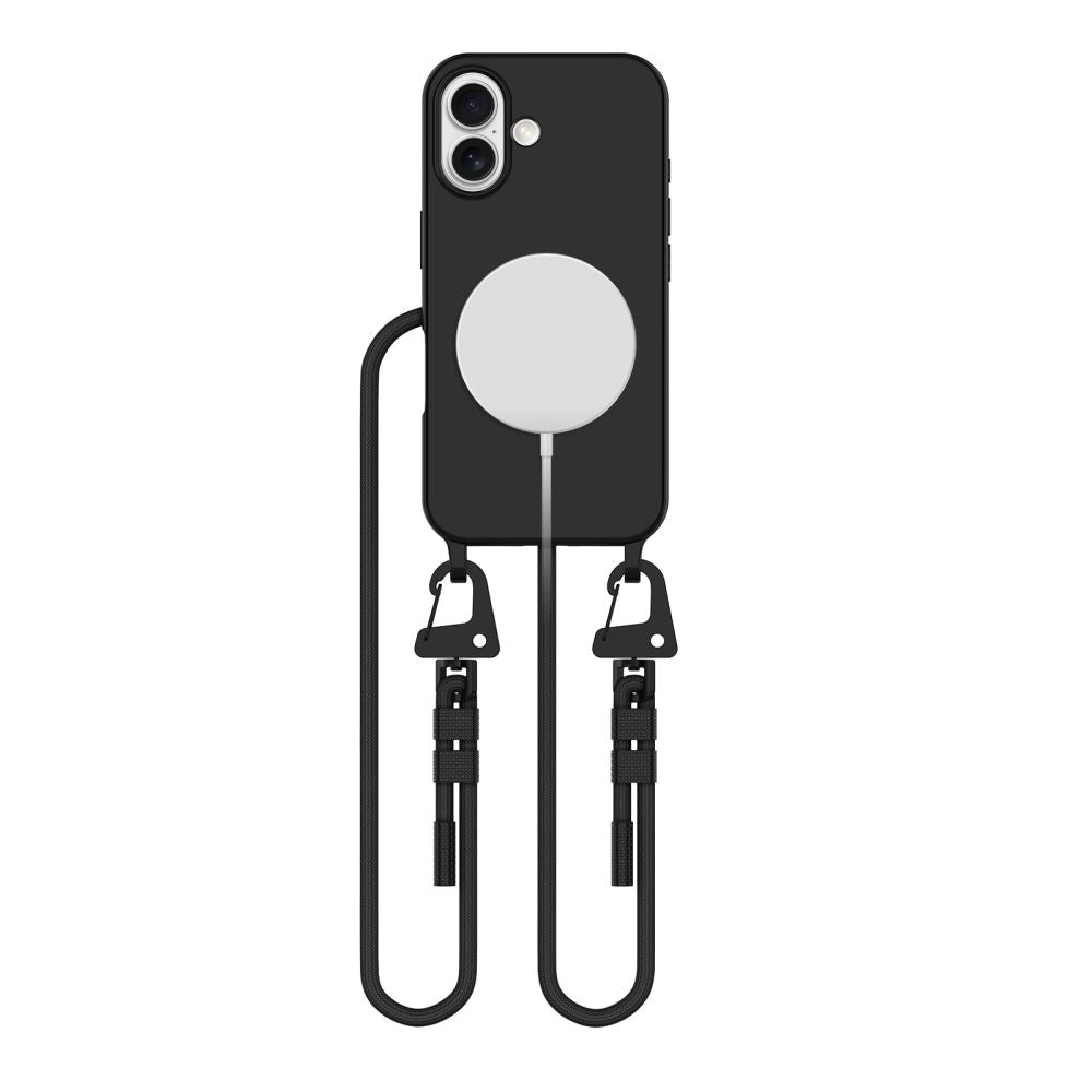 Tech-Protect MagNecklace MagSafe dėklas iPhone 16 – juodas -- iPhone 16