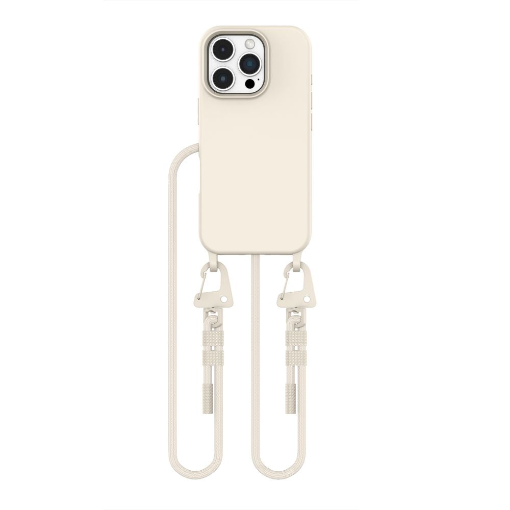 Tech-Protect MagNecklace MagSafe dėklas iPhone 16 Pro Max – smėlinis -- iPhone 16 Pro Max