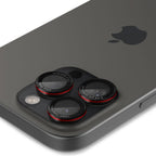 Spigen Optik Pro L-Series kameros lęšių stikliukai iPhone 14–17 Pro/Pro Max – juodi