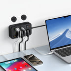Tech-Protect PC3X6 maitinimo juosta, 3 lizdai 240V + 3xUSB-A + 3xUSB-C, 200 cm – juoda -- Cell phone cables