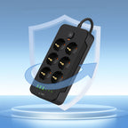 Tech-Protect PC6X6 maitinimo juosta, 6 lizdai 240V + 3xUSB-A + 3xUSB-C, 200 cm – juoda -- Cell phone cables