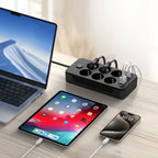 Tech-Protect PC6X6 maitinimo juosta, 6 lizdai 240V + 3xUSB-A + 3xUSB-C, 200 cm – juoda -- Cell phone cables