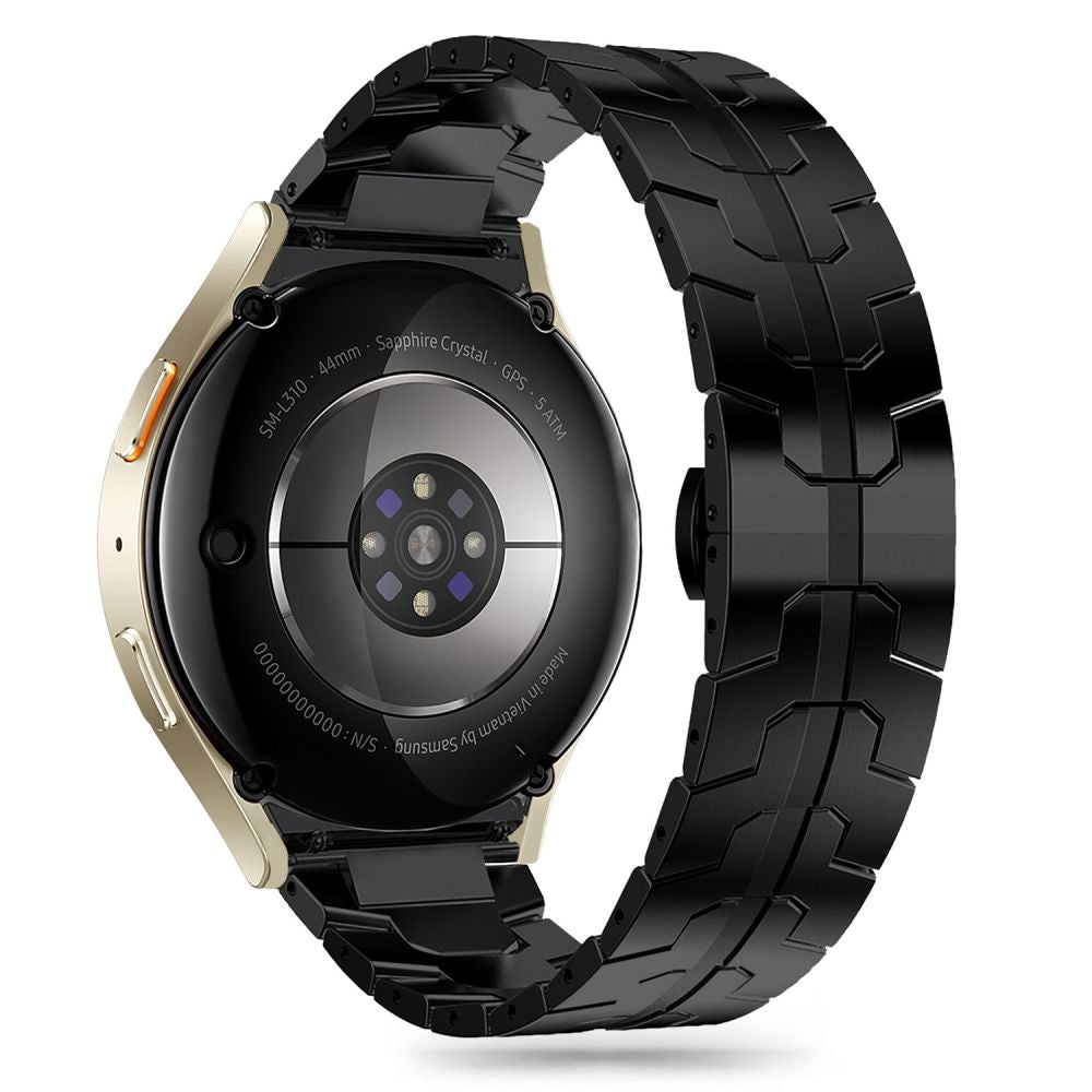„Tech-Protect“ nerūdijančio plieno juostelė, skirta „Samsung Galaxy Watch 4 / 5 / 5 PRO / 6 / 7 / FE“ - juoda -- Samsung...