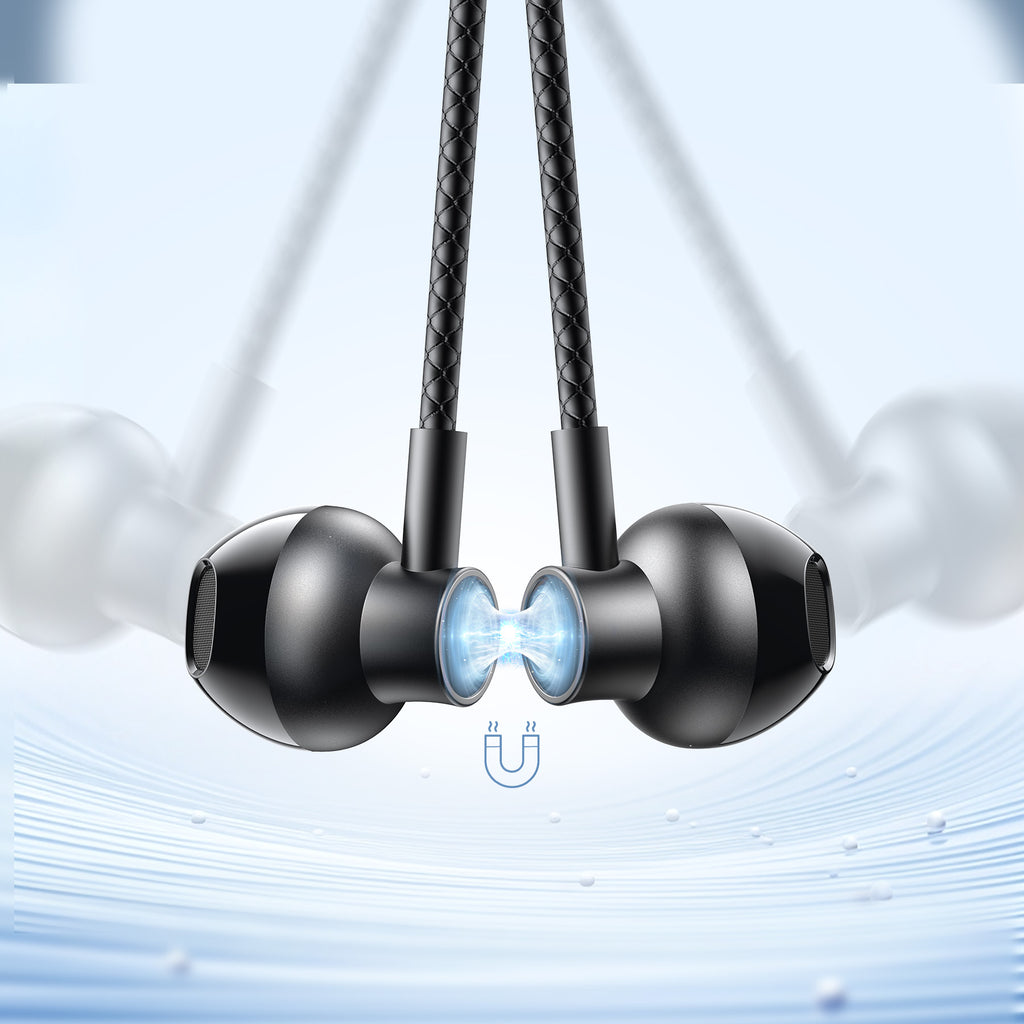 Joyroom JR-D8 Bluetooth belaidės ausinės su galvos juostele – juodos