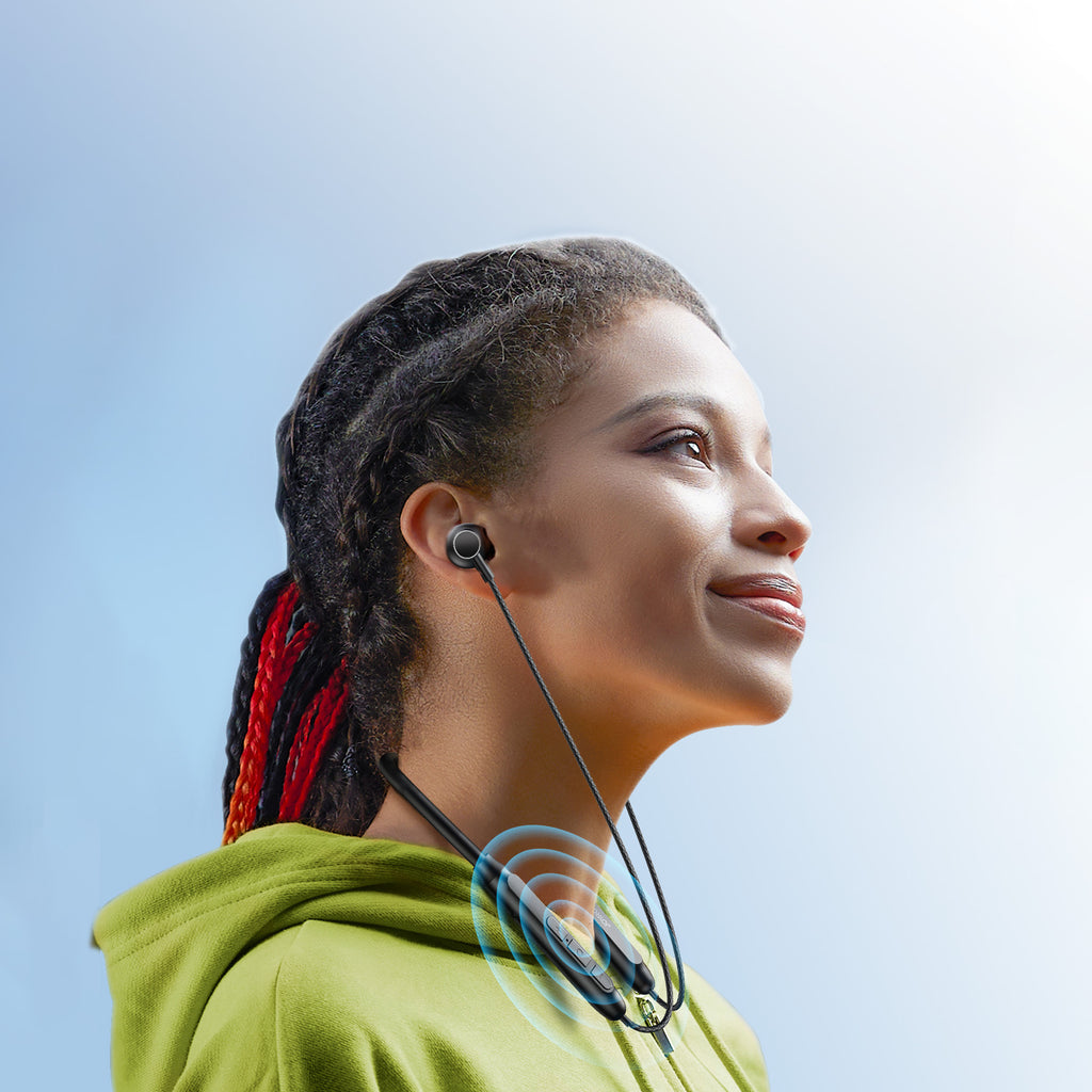 Joyroom JR-D8 Bluetooth belaidės ausinės su galvos juostele – juodos