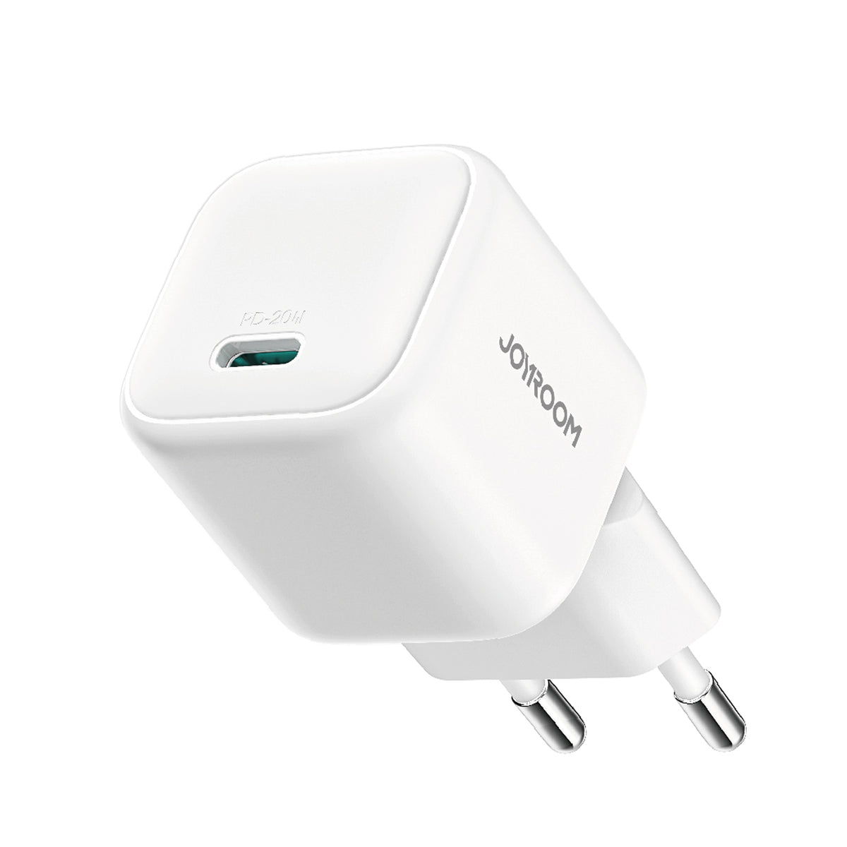 Joyroom JR-TCG08 GaN 20W Power Delivery sieninis įkroviklis - baltas