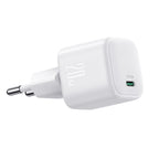 Joyroom JR-TCG08 GaN 20W Power Delivery sieninis įkroviklis - baltas
