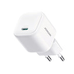 Joyroom JR-TCG08 GaN 20W Power Delivery sieninis įkroviklis - baltas