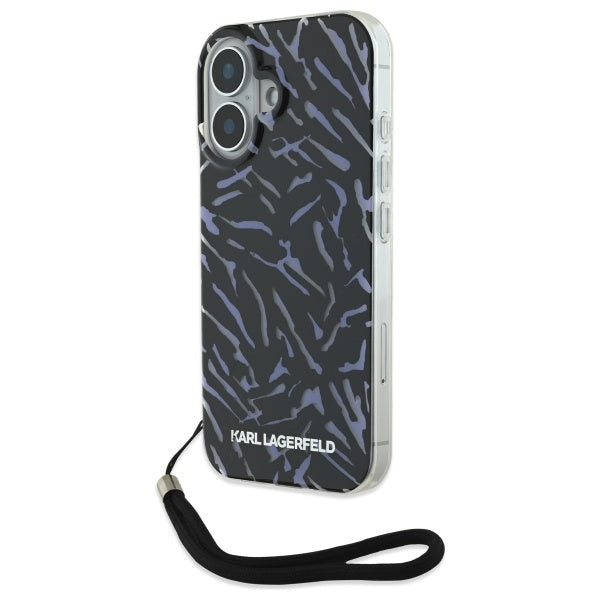 Karl Lagerfeld hardcase dėklas iPhone 16 Plus – violetinis