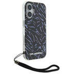 Karl Lagerfeld hardcase dėklas iPhone 16 Plus – violetinis