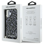 Karl Lagerfeld hardcase dėklas iPhone 16 Plus – violetinis