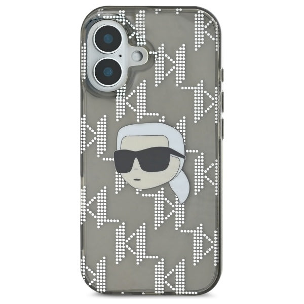 Karl Lagerfeld dėklas iPhone 16 6.1" – juodas