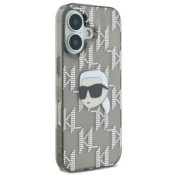 Karl Lagerfeld dėklas iPhone 16 6.1" – juodas