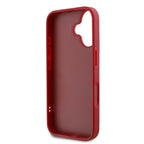 Karl Lagerfeld dygsniuotas dėklas iPhone 16 – raudonas -- iPhone 16