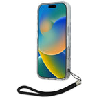 Karl Lagerfeld Zebra dėklas iPhone 16 Pro Max – violetinis