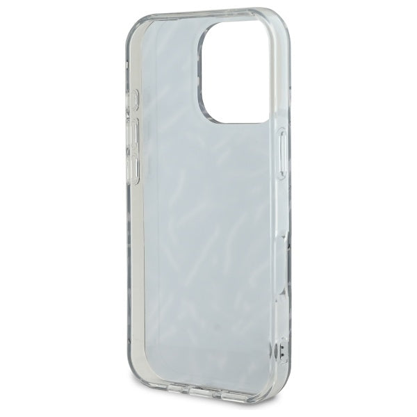 Karl Lagerfeld Zebra dėklas iPhone 16 Pro Max – violetinis
