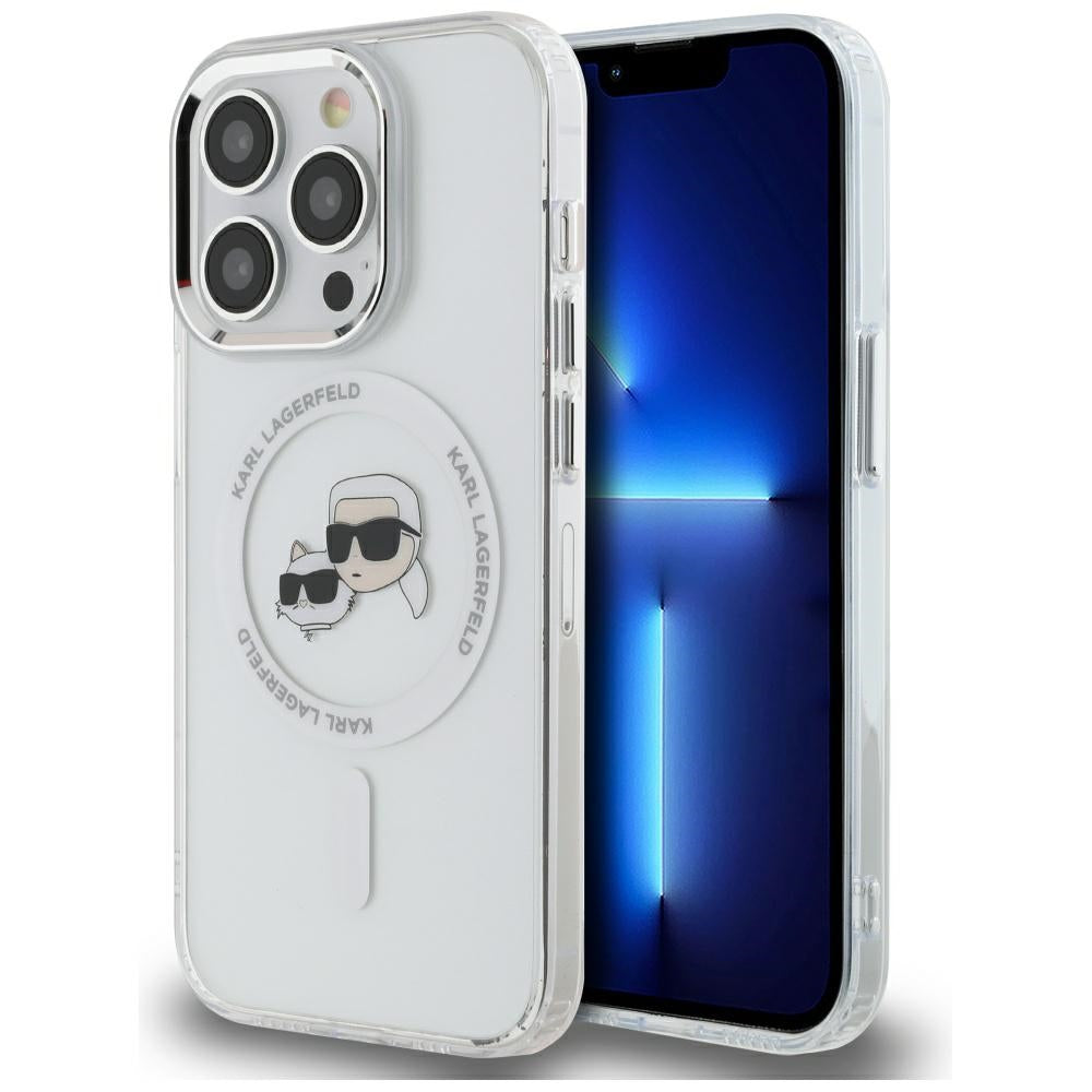 Karl Lagerfeld MagSafe dėklas iPhone 14 Pro – baltas -- iPhone 14 Pro