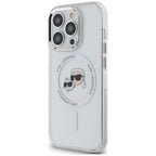 Karl Lagerfeld MagSafe dėklas iPhone 14 Pro – baltas -- iPhone 14 Pro