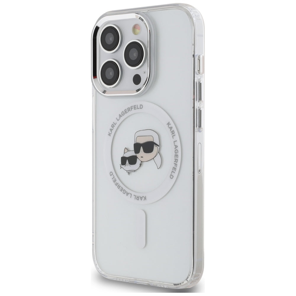 Karl Lagerfeld MagSafe dėklas iPhone 14 Pro – baltas -- iPhone 14 Pro