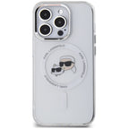 Karl Lagerfeld MagSafe dėklas iPhone 14 Pro – baltas -- iPhone 14 Pro