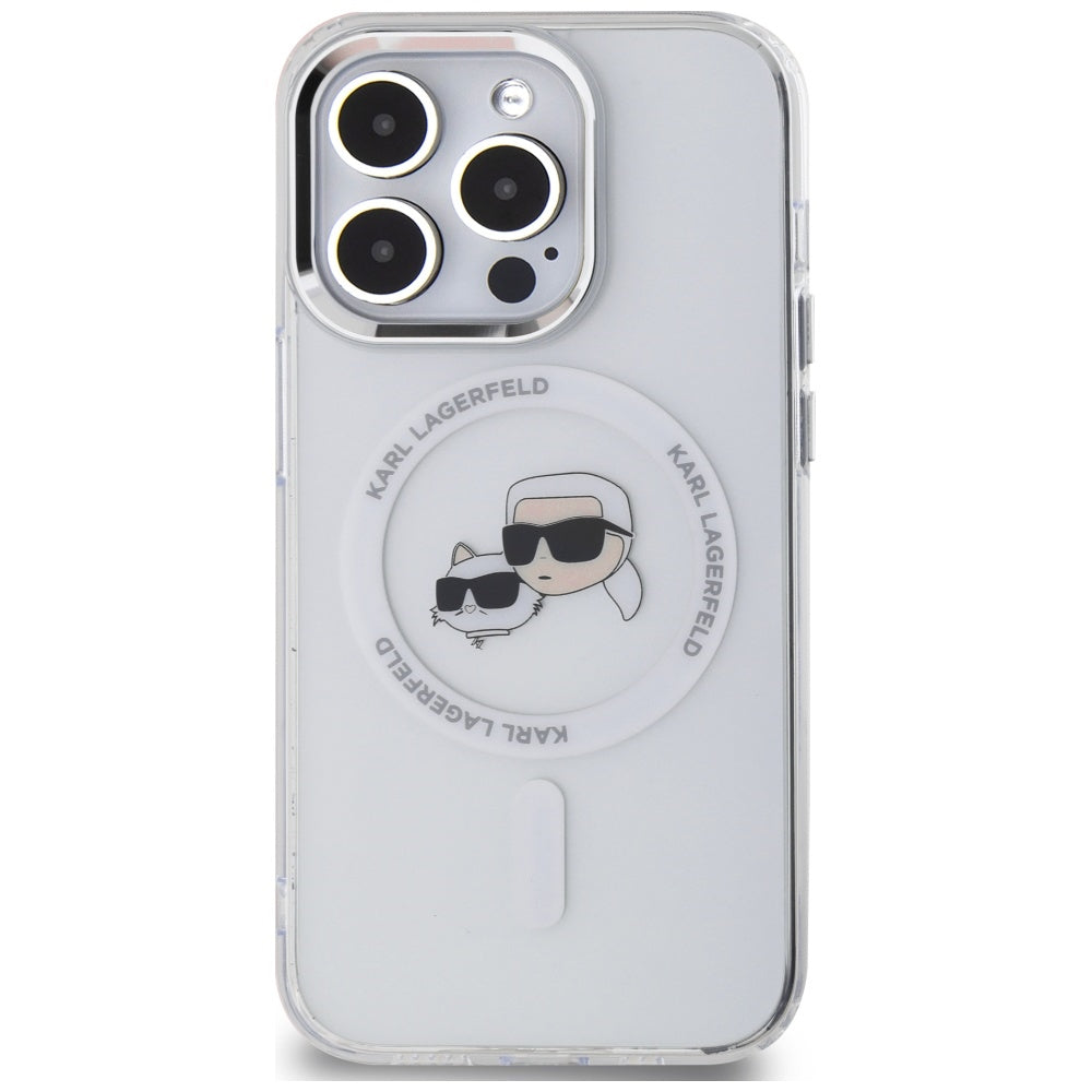 Karl Lagerfeld MagSafe dėklas iPhone 14 Pro – baltas -- iPhone 14 Pro