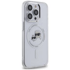 Karl Lagerfeld MagSafe dėklas iPhone 14 Pro – baltas -- iPhone 14 Pro