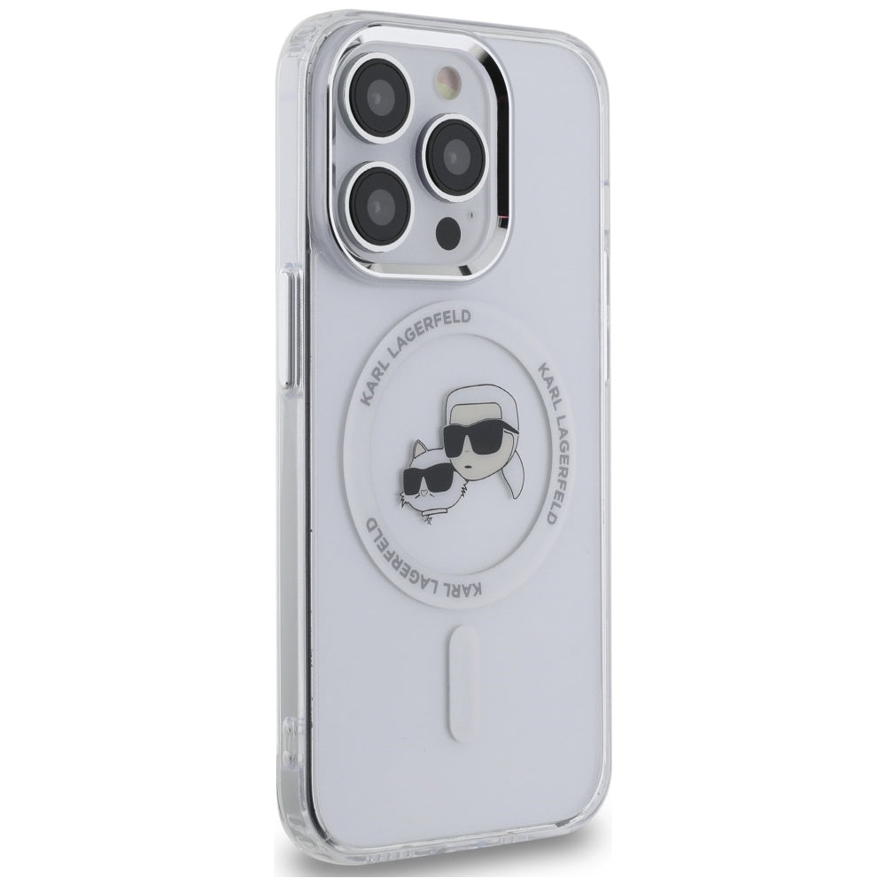 Karl Lagerfeld MagSafe dėklas iPhone 14 Pro – baltas -- iPhone 14 Pro