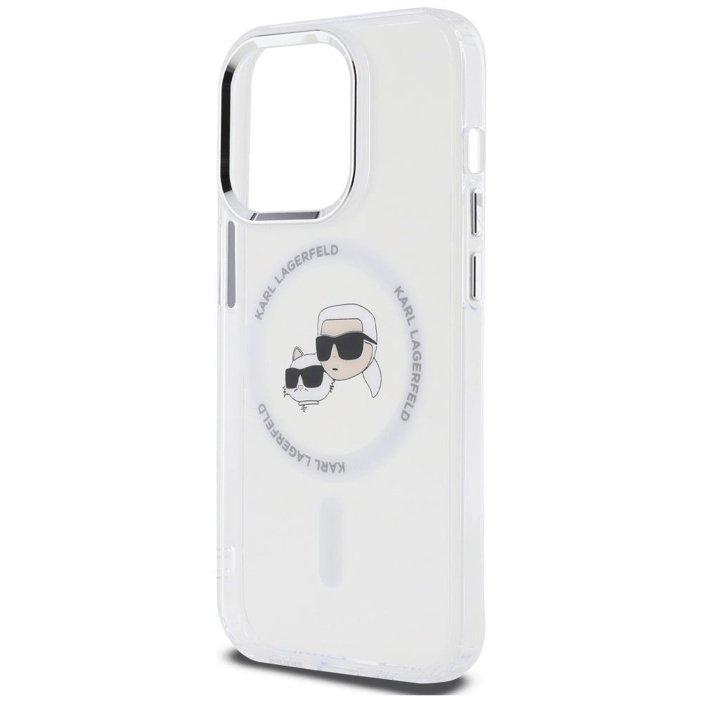 Karl Lagerfeld MagSafe dėklas iPhone 14 Pro – baltas -- iPhone 14 Pro
